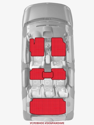 ЭВА коврики «Queen Lux» комплект для Volkswagen Bora